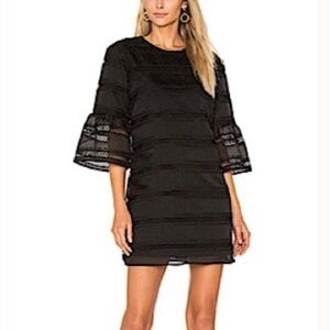 Karina Grimaldi Short Sleeve black mini Dress size medium